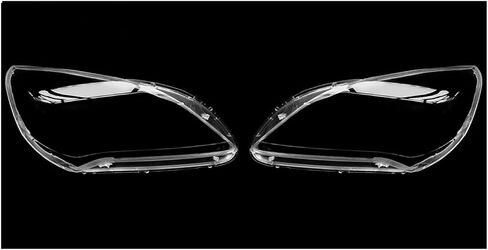 Headlight Housing Compatible For Baic E Serises E130 E150 Headlight Cover Lampshade Clear Car Light Glass Shell Transparent Plexig Mask Lamp Car Accessories(1pair E130) in Saudi Arabia