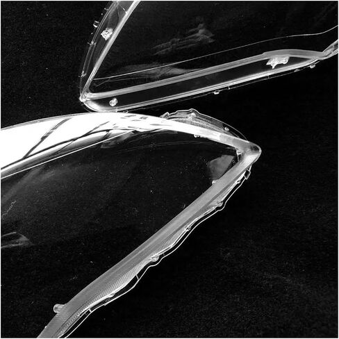Headlight Housing Compatible For Baic E Serises E130 E150 Headlight Cover Lampshade Clear Car Light Glass Shell Transparent Plexig Mask Lamp Car Accessories(1pair E130) in Saudi Arabia