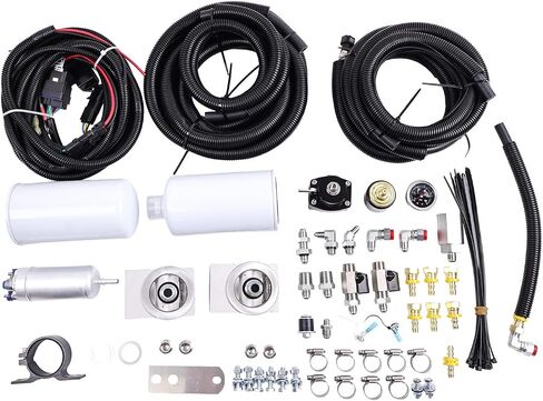 مجموعة تحويل مضخة الوقود الكهربائية الكاملة Holdwell متوافقة مع 1994-1997 OBS Ford E-350 F-250 F-350 F-Super Duty 7.3L Powerstroke in Saudi Arabia