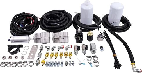 مجموعة تحويل مضخة الوقود الكهربائية الكاملة Holdwell متوافقة مع 1994-1997 OBS Ford E-350 F-250 F-350 F-Super Duty 7.3L Powerstroke in Saudi Arabia
