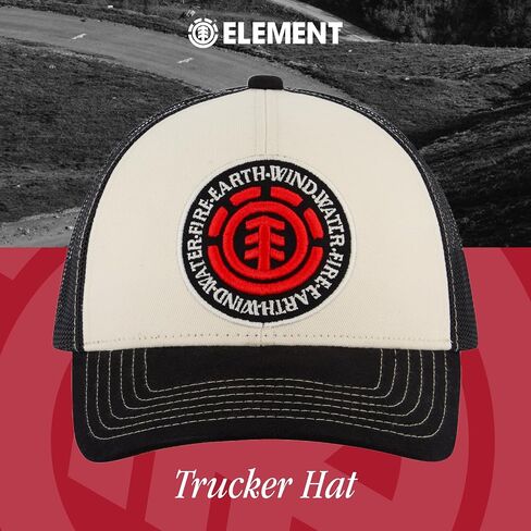 Element Trucker Hat, Adult Baseball Cap with Curved Brim in Saudi Arabia