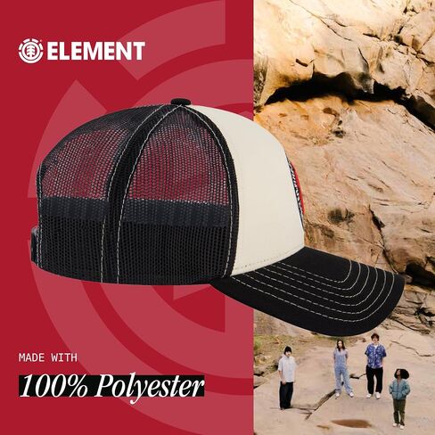 Element Trucker Hat, Adult Baseball Cap with Curved Brim in Saudi Arabia