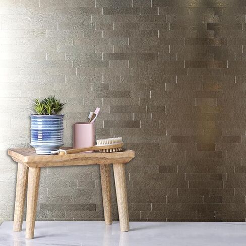 Weimeisc 10 Sheets Peel and Stick Backsplash Tile for Kitchen, Self-Adhesive Mosaic Tile, Stick on Bathroom Vanities，Fireplace Décor, Laundry Table(11.25" X 12.7") (Blue Series) in Kuwait