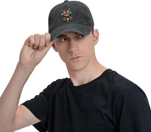 Vintage Washed Cotton Baseball Caps Men Women Adjustable Unstructured Hat in Kuwait