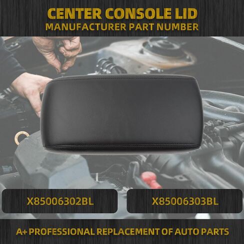 Dasbecan Center Console Cover Lid Compatible with 2011-2021 Jeep Grand Center Console Armrest lid Cover Top Arm Rest Black Replace# X85006302BL X85006303BL in Saudi Arabia