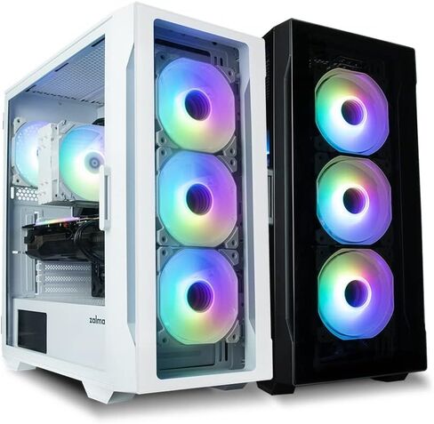 Zalman PC Case Medium I3 Neo TG White Argb in Kuwait