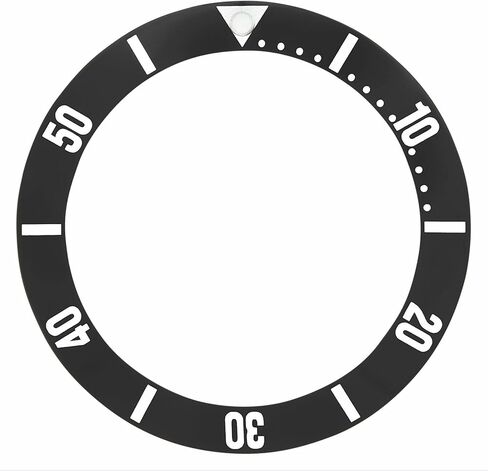 Ewatchparts Bezel Insert Compatible With Tag Heuer Professional Watch 1500 WD1213 1210-G-20,WD1214 Black in Saudi Arabia