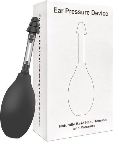 Ear Pressure Relief Device Tool, FSA/HSA Eligible, Migraine and Headache Relief Products, Airplane Ear Pressure Relief Gadget, Inner Ear Pressure Balance, Reduces Tension in Saudi Arabia