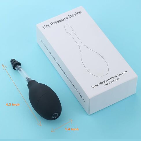 Ear Pressure Relief Device Tool, FSA/HSA Eligible, Migraine and Headache Relief Products, Airplane Ear Pressure Relief Gadget, Inner Ear Pressure Balance, Reduces Tension in Saudi Arabia