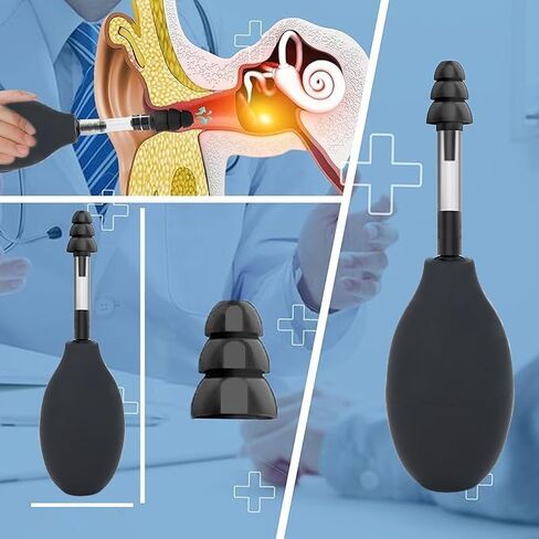 Ear Pressure Relief Device Tool, FSA/HSA Eligible, Migraine and Headache Relief Products, Airplane Ear Pressure Relief Gadget, Inner Ear Pressure Balance, Reduces Tension in Saudi Arabia