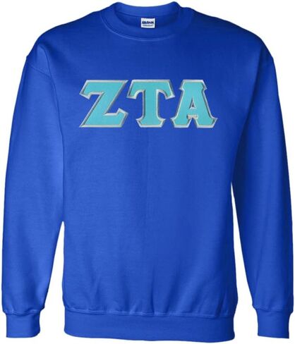 Zeta Tau Alpha Lettered Crewneck in Kuwait