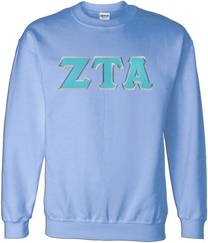 Zeta Tau Alpha Lettered Crewneck in Kuwait