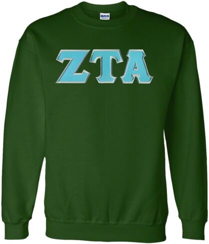 Zeta Tau Alpha Lettered Crewneck in Kuwait