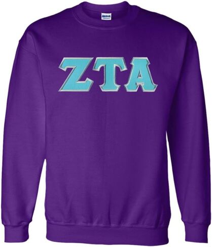 Zeta Tau Alpha Lettered Crewneck in Kuwait