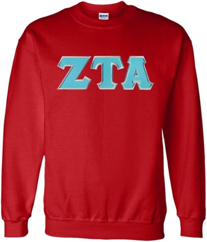 Zeta Tau Alpha Lettered Crewneck in Kuwait