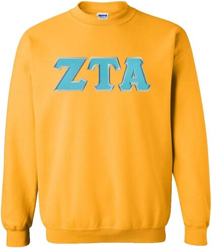 Zeta Tau Alpha Lettered Crewneck in Saudi Arabia