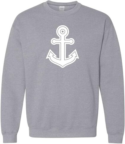 CreateMyTee | Mercyhurst University Anchor Crewneck Sweatshirt in Saudi Arabia