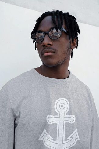 CreateMyTee | Mercyhurst University Anchor Crewneck Sweatshirt in Saudi Arabia