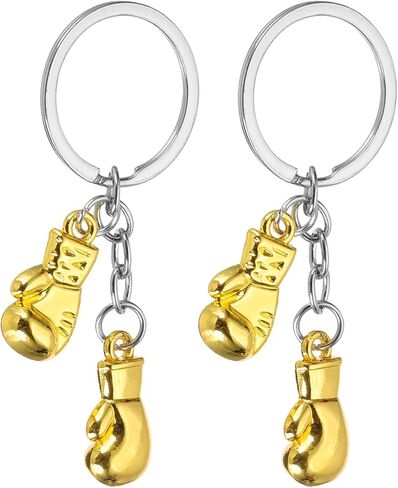 PATIKIL Boxing Keychain, Mini Cute Boxing Gloves Key Chain Sport Pendant Key Rings Bag Backpack Decor in Saudi Arabia
