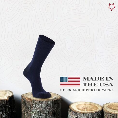 Fox River Work and Weekend Crew Socks Socks Moisture Wicking للرجال والنساء Ultraspun من أجل المتانة الدائمة (2 عبوة) in Kuwait
