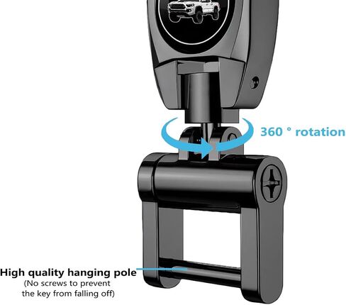 Metal Car Fob Key Chain with 2 Detachable Key Rings Car Key buckle Compatible with Tacoma in Kuwait