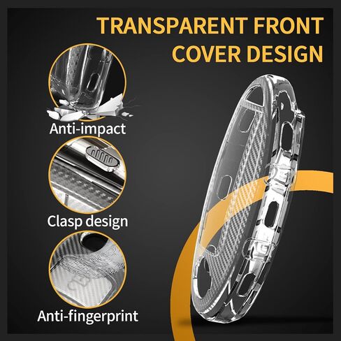 TANGSEN Key Fob Case TPU Cover Compatible with Infiniti EX FX G JX M Q QX Nissan Altima Armada Cube GT-R Murano Versa Transparent Carbon Fiber Texture 2 3 4 5 6 Button Protective Key Shell in Saudi Arabia