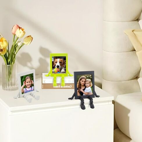 إطارات الصور المصغرة ، لطيف 3 إطارات صور صغيرة الجدول أعلى 2x3 حجم المحفظة إطار الصورة ل instax mini 12/11/99/40/9/8/7+/se/evo عرض الصورة الفورية in Kuwait