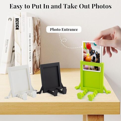 إطارات الصور المصغرة ، لطيف 3 إطارات صور صغيرة الجدول أعلى 2x3 حجم المحفظة إطار الصورة ل instax mini 12/11/99/40/9/8/7+/se/evo عرض الصورة الفورية in Kuwait