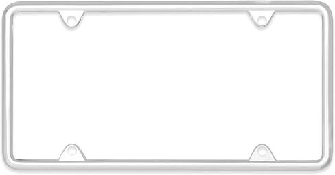 3D Die-Cast Zinc Alloy Black Chrome Metal License Plate Frame for standart Cars, Trucks, Buses, Vans and SUVs Universal fit USA Canada Mexico Men Women Back Front Auto Tag Holder(Flames) in Saudi Arabia