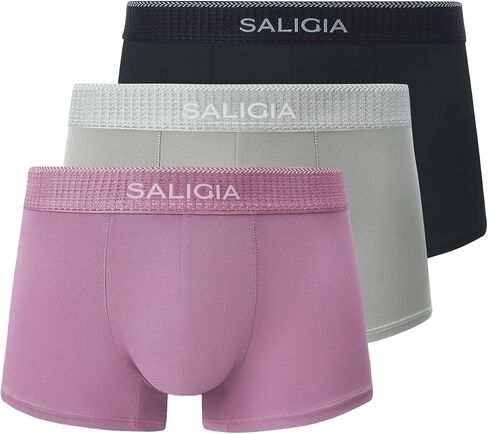 SALIGIA Mens Underwear Trunks for Men Pack of 3 Modal Men's Boxer Shorts in Saudi Arabia