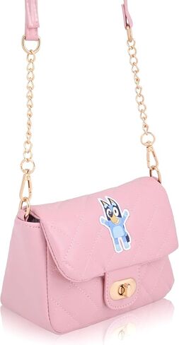 Disney Stitch ، Hello Kitty أو Bluey Mini Purse Crossbody حقيبة يد للنساء | حقيبة يد كتف المرأة الجلدية مع شعار in Saudi Arabia