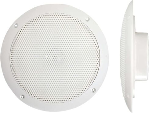 PQN Audio Eco60-4BK 6 inch Waterproof Marine Speaker for RV, Camper, Cabinet and Golf Carts. Chemical and UV Resistant. Wall and Floor Mount Outdoor Speakers in Saudi Arabia