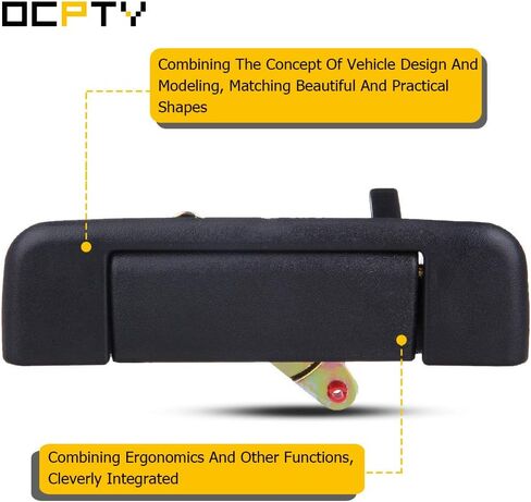 OCPTY Tailgate Door Handle Exterior Side Replacement fit 1989-1995 Pickup Outside Door Handle Texture Black in Saudi Arabia