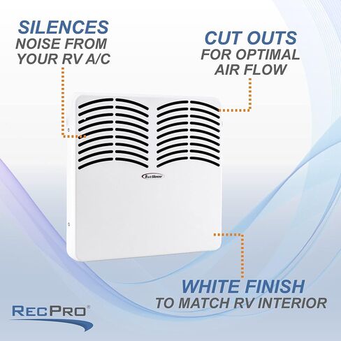 Wacko RV AC Silencer Kit | 17 "× 2.25" | الحد من الضوضاء | متوافق مع GE ومكيفات الهواء المشدودة | صنع في الولايات المتحدة in Kuwait