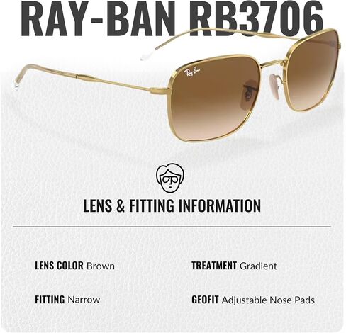 Ray-Ban RB3706 Square-Round Shape Sunglasses with Official Eyewear Kit Bundle in Saudi Arabia