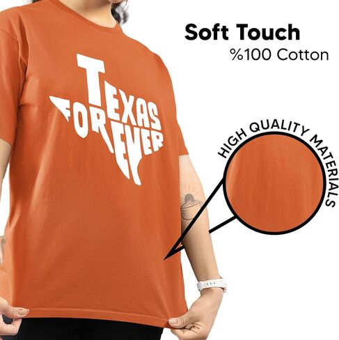 Texas Graphic T-Shirt – Vintage Western State Tee – Unisex Cotton Shirt with Bold Texas Design in Saudi Arabia
