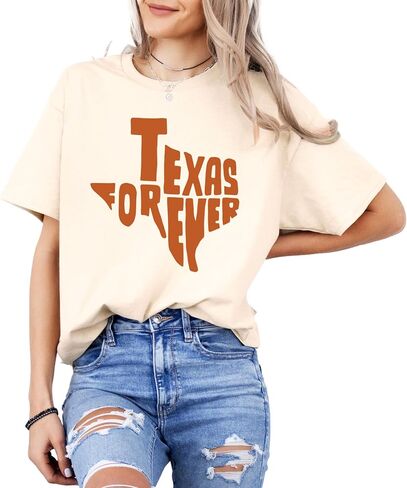 Texas Graphic T-Shirt – Vintage Western State Tee – Unisex Cotton Shirt with Bold Texas Design in Saudi Arabia