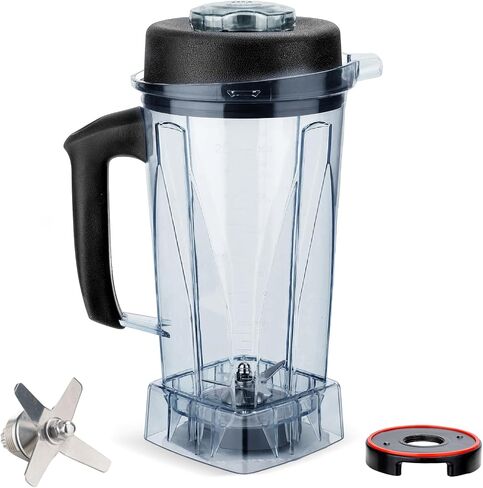 64 oz Blender Pitcher Replacement Parts with Grinding and Crushing Blades with Blade Wrench, 5200 6500 E320 E520 Aspire Creations Professional VM0101 in Saudi Arabia