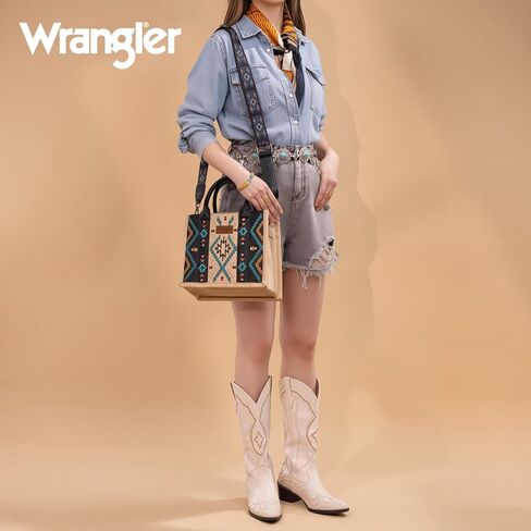 حقيبة حمل Wrangler Aztec للنساء Western Top تعامل مع حقائب اليد والمحافظات in Saudi Arabia
