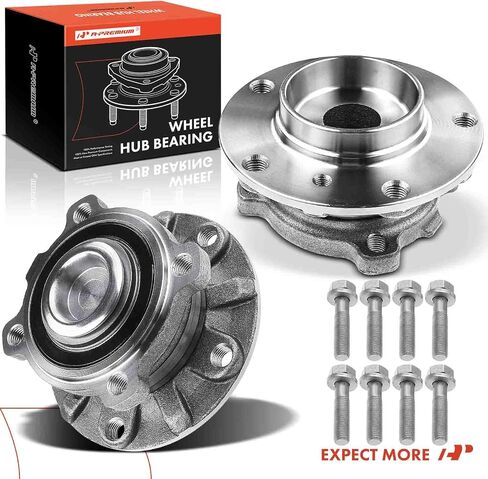 A-Premium 2 x Front Wheel Bearing and Hub Assembly Compatible with BMW 525i 2001-2003, 530i 2001-2003, 540i 1997-2003, 528i 1997-2000, Z8 2000-2003 in Saudi Arabia