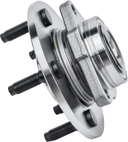 Detroit Axle - Front Wheel Bearing Hub for 2002-2008 Dodge Ram 1500 [2-Wheel ABS, 5 Lug Models], 2003 2004 2005 2006 2007 Wheel Bearing and Hub Assembly Driver or Passenger Side Replacement in Saudi Arabia