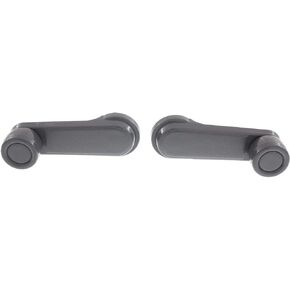For Nissan Frontier Window Crank 1998-2004 Pair | Front | Set of 2 | Gray | Plastic | 8076001G2