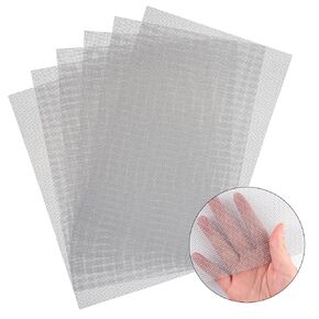 6 Pack 12×8 Inch Wire Mesh Screen, 20 Mesh Stainless Steel Mesh, No Rust Sturdy Metal Mesh Screen for DIY Projects, Vent, Cage, Filter Mesh, Garden, Window Screen