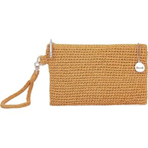 The Sak Vita Wristlet Purse - Small Hand Crochet Women's Clutch for Everyday & Travel - Mini Handbag With Card Slots & Zipper