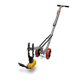 Allegro Industries 9401‐25A Magnetic Lid Lifter, Aluminum Dolly, Magnet Lift, Weight 660 lb Flat Items, 330 lb Round Items