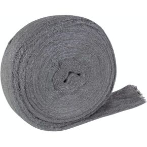 Steel Wool Reel 3.5 in x 115 ft - Fine Grade #0 - Metal Protector, Rust Remover, Multi-Purpose Steel Wool Fabric Roll (5 Lbs (2.27 kg)) in Saudi Arabia