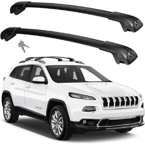 Roof Rack Cross Bars for 2021-2024 Jeep Grand Cherokee L & 2022-2024 Jeep Grand Cherokee WL with Lock for Roof Cargo Carrier Kayak Snowboard