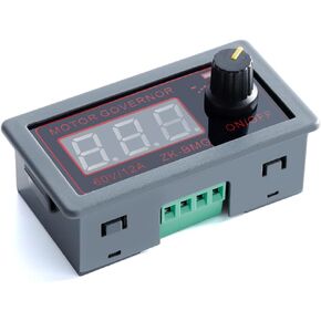 ZK-BMG DC Motor Speed Controller, DC Motor Controller 9V-60V/12A/500W DC Encoder, PWM Control Adjustable Speed Variable Rotary Switch PWM Signal Generator Module