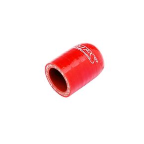 1" (25mm) Red High Temperature 3-ply Reinforced Silicone Coolant Cap Bypass Heater, 1-5/8" Length, 350F Max. Temp, 4mm Wall Thickness (RSCC-100-RED)