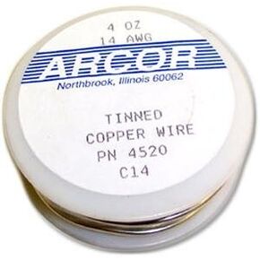 14 Ga Pre-Tinned Copper Wire - 4 Oz